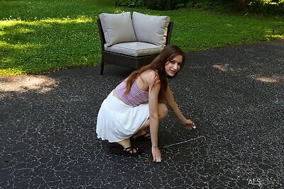 Driveway Play featuring Nadia Noja from ALS Scan